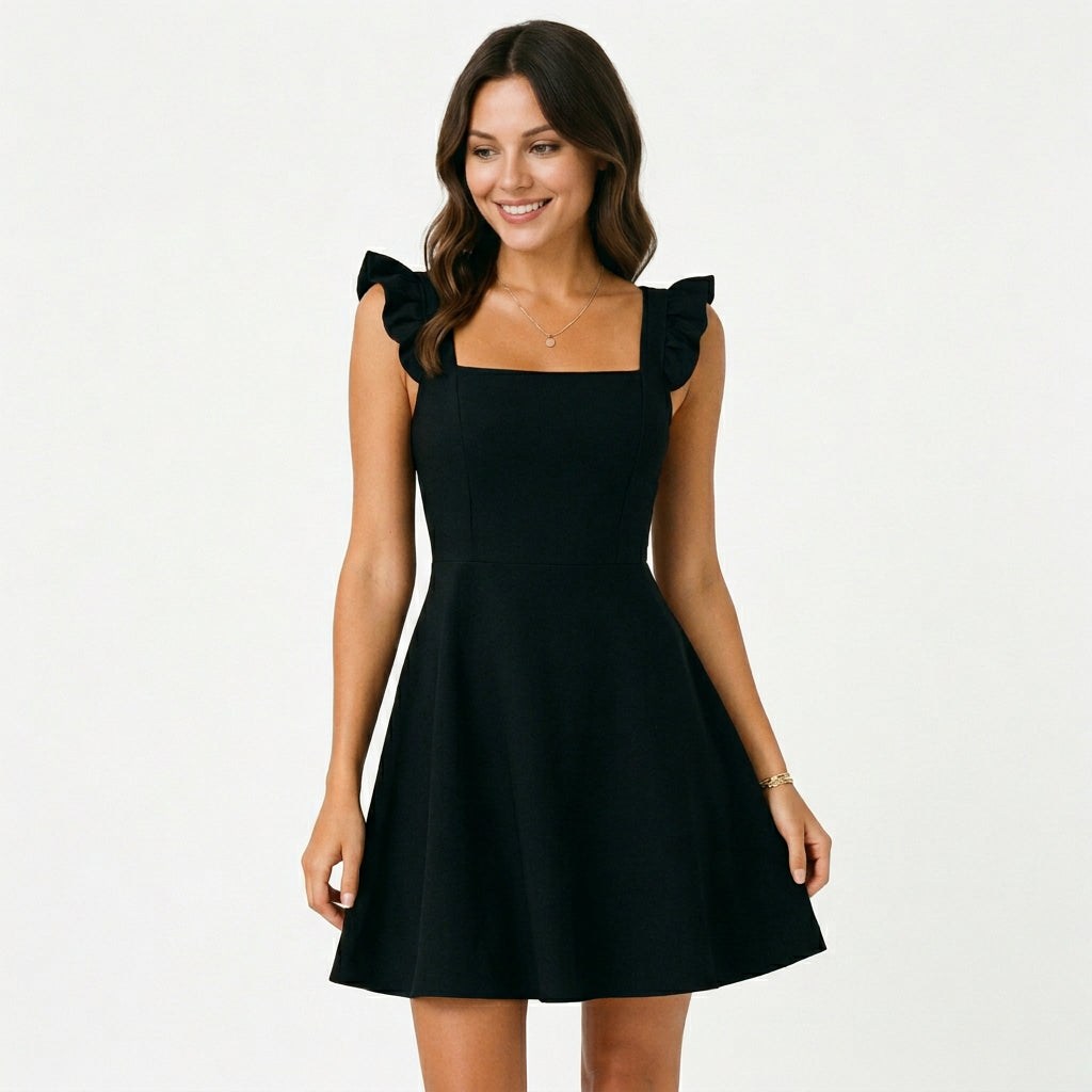 Amelia - Elegancka Letnia Sukienka Damska z Falbankami 5