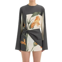 Amelia - Elegancka Mini Sukienka Kwiatowa na Wesele 2