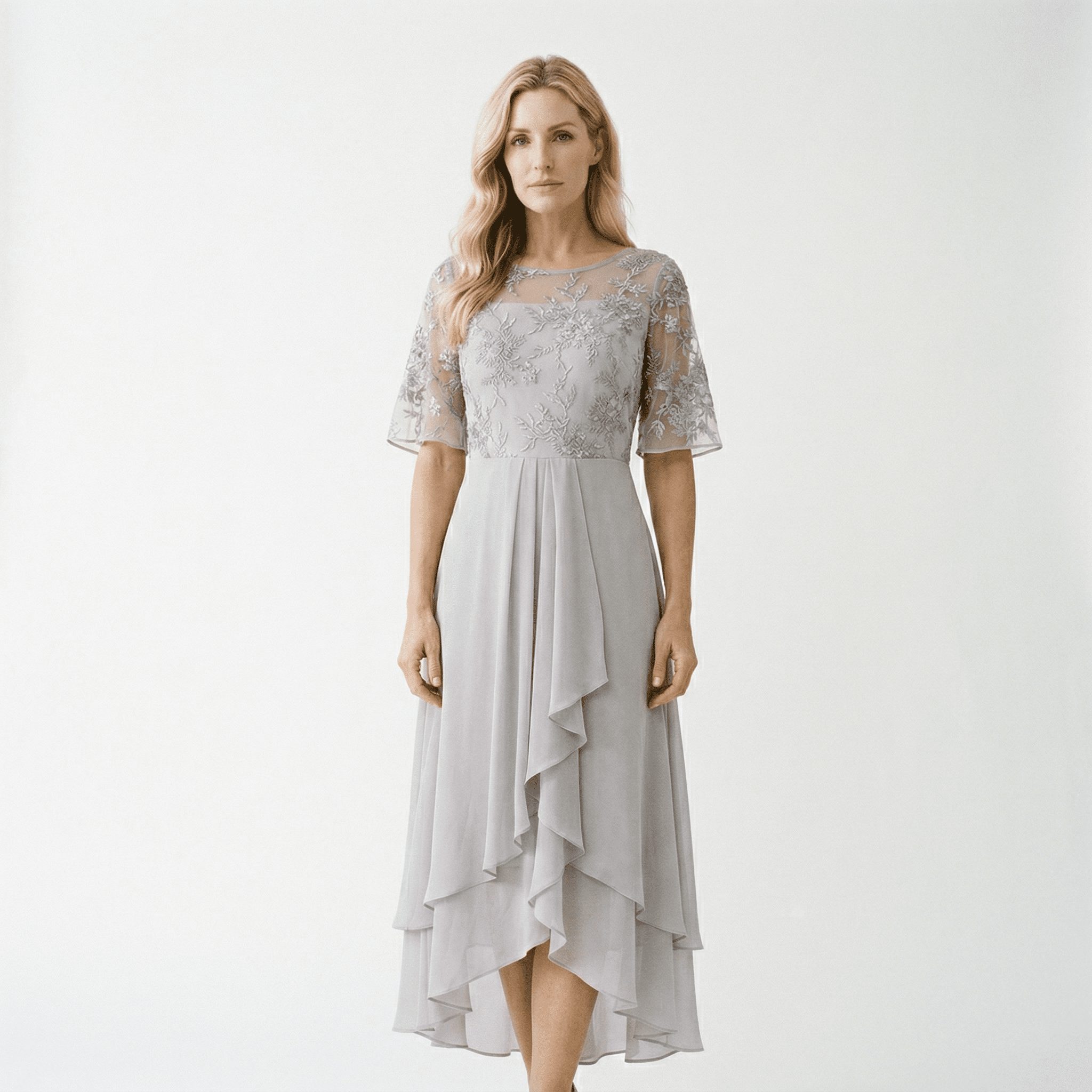 Amelia - Elegancka Sukienka na Wesele z Koronką 5