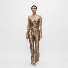 Amelia - Elegancki Kombinezon Damski z Cekinami 0