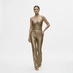 Amelia - Elegancki Kombinezon Damski z Cekinami 4