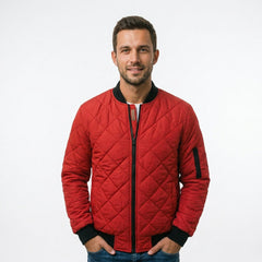 Amelia - Pikowana Męska Kurtka Bomber Elegancka 2