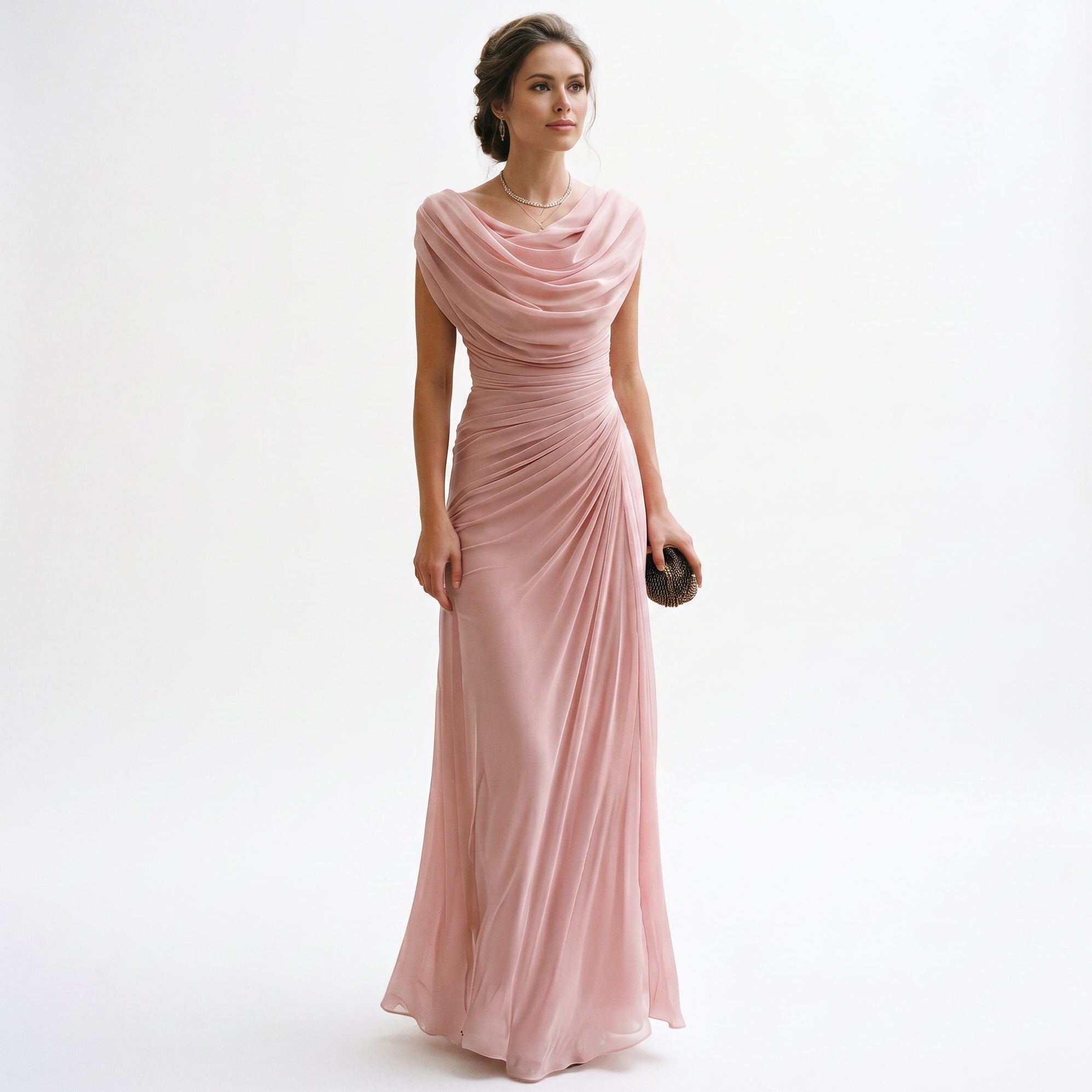Mirellea - Elegancka Sukienka Maxi Na Wesele Długie Dresy 5
