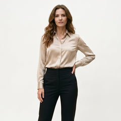 Amelia - Elegancka Damska Jedwabna Bluzka
