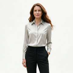 Amelia - Elegancka Damska Jedwabna Bluzka