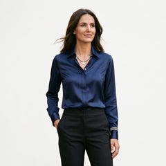 Amelia - Elegancka Damska Jedwabna Bluzka