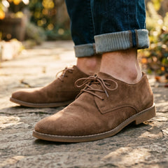 Rafael - Zamszowe Buty Oxford Eleganckie