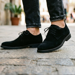 Rafael - Zamszowe Buty Oxford Eleganckie